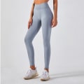 Pikkukuva 8 / 11: Joogahousut Korkea Vyötärö Push Up Joustavat Treenileggingsit Naisille Light pink L