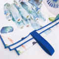 Miniatyrbild 5 av 11: Tryckt Strandhandduk Utomhus Vattensport Handduk Snabbtorkande Simning Surfhanddukar Bärbar Stor Yogamatta Strandstolsfilt 6 80x160m