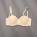 Miniatyrbilde 4 av 5: FINETOO Enkel Pustende Mote Ensfarget BH Sømløs Lett Liten Størrelse A/B Cup Bralette Undertøy Lingeri Orange 36A/B