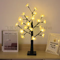 Miniatyrbillede 4 af 11: LED Kunstigt Træ Lys Farvede Lys Julefestival Værelse Sengelampe Dekorativ Bordlampe Sølv Birk Lille Natlampe Maple leaf tree lamp USB battery box dual-purpose