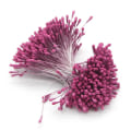 Miniatyrbilde 1 av 11: Hobbyartikler 144/420/600/1000 stk./Lot Blomster Pollenbærere 2mm DIY Kunstige Blomster Krans Til Bryllupsfest Hjemmeinnredning D0401 C22fuchsia  420pcs