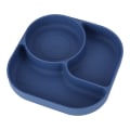Pikkukuva 7 / 11: Vauvan haarukka ja lusikka integroidulla silikageelikiinnikkeellä taaperon ruokailuun tarkoitettu lautanen lasten astiasto Curved spork-color box package-Red