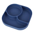 Pikkukuva 7 / 11: Vauvan haarukka ja lusikka integroidulla silikageelikiinnikkeellä taaperon ruokailuun tarkoitettu lautanen lasten astiasto Straight spork-color box package-Red