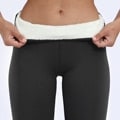 Miniatyrbillede 7 af 9: Damebukser Varme Vinter Tykke Fløjlsleggings Høj Talje Sorte Leggings Kompression Tykke Lammeuldsbukser Kuldebestandige Bukser Light grey M