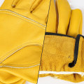 Miniatyrbillede 2 af 11: Arbejdshandsker læder arbejdere arbejde svejsning sikkerhedsbeskyttelse have sport motorcykel chauffør slidstærke handsker yellow 1 XL