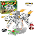 Miniatyrbillede 1 af 11: Præhistorisk Planet Jurassic Age Dinosaur Klods Kompatibel Legodinosaur Udviklingslegetøj Byggeklodser Legetøj Gaver Dreng 11 No box
