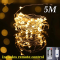 Miniatyrbilde 10 av 11: 3 stk. Stjernefylt Romantisk LED Gardinlys for Juletre/gave/Hjem/Girlander/Dekorasjon White 1M