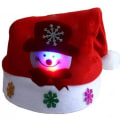 Miniatyrbild 3 av 4: LED Julhattar Lysande Mössa Snögubbe Älg Jultomtehattar för Vuxna Barn Nyår Partydekoration Julklappar C For adults