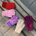 Miniatyrbilde 4 av 11: Elastiske Hel-fingerhansker Varme Tykke Sykkelhansker Kjørehansker Mote Dame Herre Vinter Varme Strikkede Ullhansker Utendørshansker Light Grey One Size