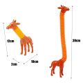 Miniatyrbilde 3 av 7: Kreative Barn Voksen Pop Giraff Tube Sensoriske Leker Plast Stressavlastende Leker Gaver Barn Anti Stress Belger Klemmeleker 3pcs random color