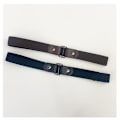 Miniatyrbillede 2 af 7: Dame Spændefri Elastiske Bælter Usynligt Bælte Talje til Jeans Ingen Spænder Taljebånd Bælte Dark blue