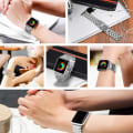 Miniatyrbilde 5 av 11: Rem for Apple Watch6 5 4 3 2 1 42mm 38mm 40MM 44MM Metall Rustfritt Stål Klokkereim Armbånd for iWatch Series Tilbehør Blue 38MM-40MM