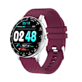 Miniatyrbillede 3 af 5: Ur med slukket skærm Lang Lys Kvinde Fysiologisk Cyklus Sundhed Skridttælling Puls Blodtryk Smartwatch Pink