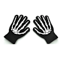 Miniatyrbild 5 av 9: 1 Par Magiska Handskar Flickor Pojkar Barn Hel Finger Stretchiga Stickade Varma Vinterhandskar Blandade Färger Stickade Handskar 2 modeller red gloves