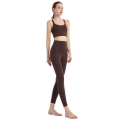 Pikkukuva 7 / 8: Joogasetti Toppeja Ja Leggingsejä Naisten Kuntosaliasu Pink color set L