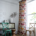 Miniatyrbilde 2 av 7: Solsikketrykk Gardin med Dusker Bohemsk Bomulls Lin Semi-skygge Soverom Stue Karnapp Gardin Dekor cortina As Show 1pc W150cm x H160cm