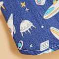 Miniatyrbild 3 av 3: Sommarkläder för husdjur Tecknad Söt Universum Tryckt Hundskjorta Kläder Blue M