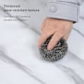Miniatyrbillede 2 af 5: 60% rabat Grå/Hvid/Sort Blank Marmor Papir Granit Vandtæt Tapet Selvklæbende Tapet sort 80*500 black 80*500