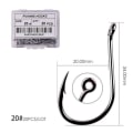 Miniatyrbilde 1 av 11: Fishhook 50 stk / 20 stk / Eske Sirkel Karp Øye Fiskekrok Størrelse 2-22# Ringøye Japan Fiskekroker Fiskekroker Enkel Jigg Fiskekrok Utstyr Size 20 - 20pc