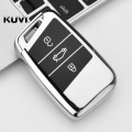 Pikkukuva 1 / 8: Pehmeä TPU auton avaimenperän suojakotelo pidike Magotan Passat B8 Skoda Superb A7 -malleille, lisävarusteet silver