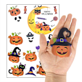Miniatyrbilde 4 av 11: Avtakbare Halloween Veggklistremerker Skrekk Grim Reaper Heks Gresskar Vindusklistremerker For Halloweenfest Hjem Bar Gulv Veggdekor A05-1set