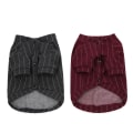 Miniatyrbillede 2 af 11: Baseball Sweater Kæledyrstøj til Efterår/Vinter Wine red S