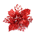 Miniatyrbillede 3 af 8: 1 stk. Kunstige Blomster Jule Fake Blomster Glitter Glædelig Jul Træ Ornamenter Julepynt Til Hjemmet 03