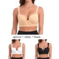 Pikkukuva 2 / 8: Joogaliivit Urheilutoppi Push Up Alusvaatteet Urheiluliivit Crop Fitness Urheiluvaatteet fashion apricot L