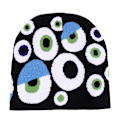 Miniatyrbillede 4 af 8: Kreativ Sjovt Udtryk Strikket Hue Pirat Dødningehoved Japansk Harajuku Uldhue Adorkable Pullover Hue Pirate pattern Average size