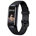 Miniatyrbild 3 av 9: Smart Armband Puls Blodtryck Sömnövervakning Stegräknare Kroppstemperaturklocka Wine Red