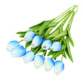 Miniatyrbilde 11 av 11: 10 stk. Tulipaner Kunstige Blomster Ekte Berøringsfølelse Kunstig Bukett Fake Blomst for Bryllupsdekorasjon Blomster Hjem Hagedekor A