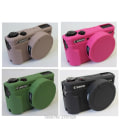 Miniatyrbilde 5 av 11: Kameraveske for Canon G7X3 G7 X Mark III G7X2 G7 X Mark II vlog Kameraveske Beskyttende silikon Mykt deksel Mykt skall g7xm2 g7x2 G7X3 black