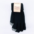 Miniatyrbilde 3 av 11: Cashmere strikkede vinterhansker for kvinner Cashmere strikkede dame herre høst vinter varme tykke hansker skjerm skihansker Style 2 Blue One Size