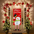 Miniatyrbillede 4 af 9: 1 STK Jule Veranda Dør Banner Julemand Snemand Glædelig Jul Hængende Flag Julepynt Til Boligindretning Navidad G04 christmas tree