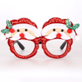 Miniatyrbillede 7 af 11: Julepynt Juleprodukter Snemand Gevirer Julebriller Dekoration Festartikler Round Frame red antlers