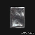 Miniatyrbillede 6 af 11: 100 stk. Gennemsigtige plastikposer til slik, slikkepinde, kager, indpakning, cellofanposer, jule-, bryllups-, fødselsdagsfest, gavepose 100pcs silver tie