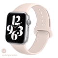 Miniatyrbilde 7 av 11: Silikonrem for Apple Watch-bånd 6 44mm 42mm 40mm 38mm Smart gummiklokkebånd armbånd iWatch-bånd for Series 6 SE 5 4 3 2 se Dark olive 42MM or 44MM SM