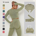 Miniatyrbild 2 av 11: Yoga Set Träningsdräkt Dam Träningskläder Sportkläder Fitness Set Watermelonredset M