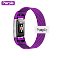 Miniatyrbillede 7 af 7: Rustfrit stål magnetisk Milanese Loop-rem til Fitbit Charge 2-rem Udskiftningsarmbånd til Fitbit Charge 3 4 urrem Colorful L--210mm--Charge 3