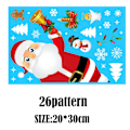 Miniatyrbild 11 av 11: Jul Snögubbe Älg Snöflinga Elektrostatiska Dekaler Tomte Glasfönsterdekaler 2023 God Jul Dekor För Hemmet MULTI