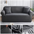Miniatyrbillede 1 af 11: Elastisk sofabetræk med krydsmønster, strækbart all-inclusive sofabetræk til stue, sofabetræk til sofa og loveseat Color 10 2-seater 145-185cm
