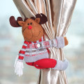 Miniatyrbillede 1 af 11: Julegardinholder Glædelig Jul Dekorationer til Hjemmepynt Santa Claus Julegardin Noel Boligindretning D-Elk