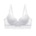 Pikkukuva 3 / 4: Naisten seksikkäät pitsialusvaatteet Push Up -rintaliivit Plus-koko B C -kuppi Rintaliivit Naisille Bralette Sutian Feminino Ropa Mujer Red 80C