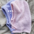 Miniatyrbillede 8 af 11: Western Style Efterår og Vinter Mode Varmt Halstørklæde Halsbeskyttelse Integreret Uldstrikket Hue Kvinder Plum Red