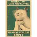 Miniatyrbild 11 av 11: Söt Tecknad Svart Katt Kraftpapper Poster Affischer Väggkonst Målning Heminredning Bilder Vintage Roliga Husdjur Väggdekaler 42X30cm 74754
