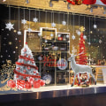 Miniatyrbild 6 av 11: DIY Nya God Jul Dekor Fönsterdekaler Tomte Älg Väggdekal För Jul Hem Dörr Fönster Display Dekor Gott Nytt År style I