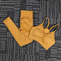 Miniatyrbild 11 av 11: Yoga Set Träningskläder Sportset Gymkläder Toppar Och Leggings För Kvinnor Bra Red set M