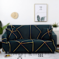 Miniatyrbild 9 av 11: Stretch Rutig Sofföverdrag Elastiska Soffskydd för Vardagsrum funda soffa Stol Sofföverdrag Heminredning 1/2/3/4-sits Color 21 2-seater 145-185cm