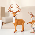 Miniatyrbild 1 av 9: Bakning Julgransdekoration Mini Söt Sika Hjort Shopping Fönster Simulering Rounded deer height 30cm