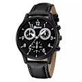 Miniatyrbillede 4 af 5: Quartz Ur Simple Casual Bælteur Geneva Ur Herre Black brown belt with Shell